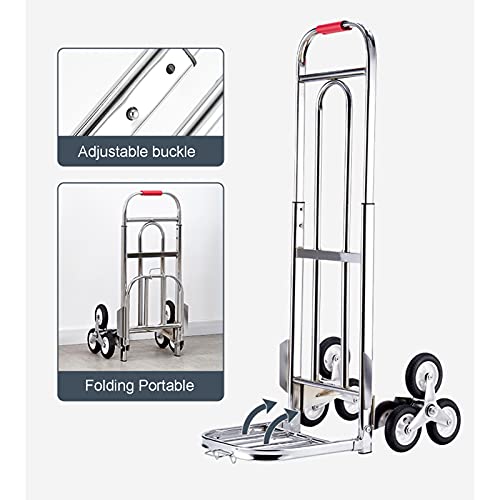 Carretilla plegable portátil para escaleras 100kg miniatura 3