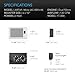 AC Infinity AIRTAP T6 White, Register Booster Fan for 6” x 10” Register Holes, Improves Heating & Cooling Vents, Quiet 10-Speeds, Bluetooth App Control Data Alerts. ONLY FITS 6” x 10” DUCT OPENINGS
