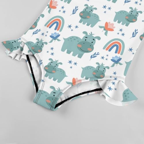 Image of Girls One Piece Swimsuit Swimwear Bathing Suits 3-12 Years