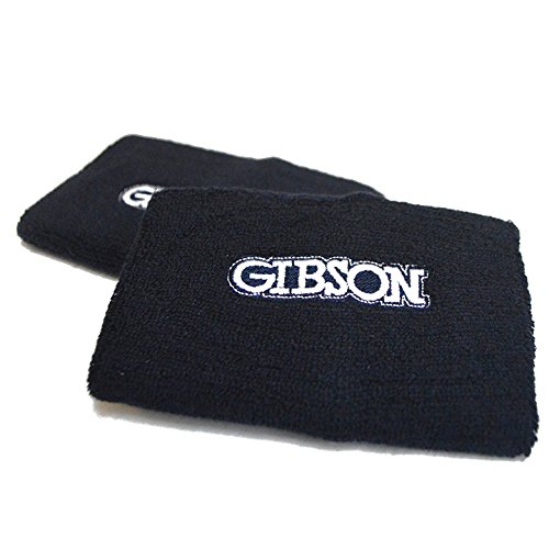 Gibson Athletic Gymnastics Wristbands (Set of 2), Black , 4.5\"
