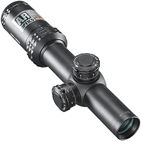 Bushnell Optics, Drop Zone Reticle Riflescope with Target Turrets, Matte Black, 1-4x/24mm