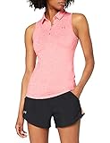 Camisa polo Under Armour Zinger SL Camisa Polo de Golf, Mujer, Rosa, SM