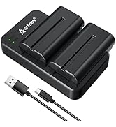 Artman NP-F550 Batería y cargador USB dual para Sony NP-F970 F750 F550 F330 F530 F570 F770 F960...