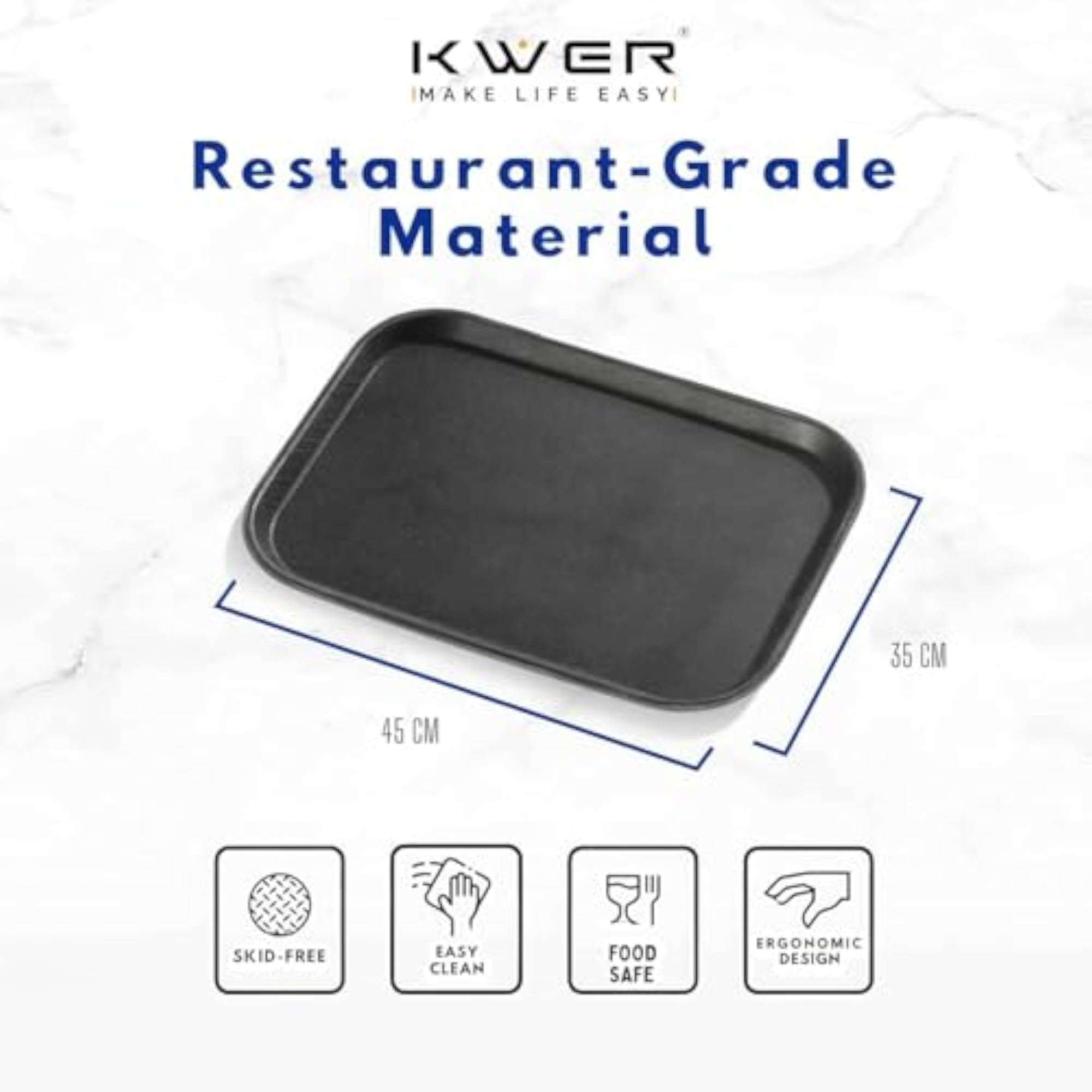 Rectangular Plastic Dish Draining Tray for Kitchen