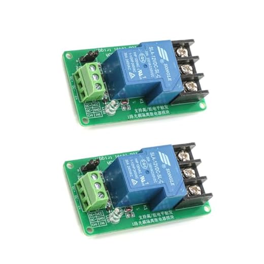 Hailege 2 pezzi 12V 30A Modulo relè di isolamento optoaccoppiatore a canale singolo Supporto trigger alto e basso 12V