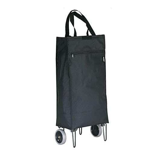 Preferred Nation Shopping Cart Travel Totes, One Size, Black