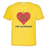 PleaseMeTees Toddler I Secretly Loathe Hate The Colorblind Test HQ Tee-Yelow-4 Yellow