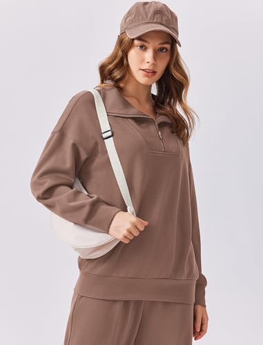 Image of PINSPARK 2 Piece Sets for Women 2026 Fall Outfits Sweatsuit Oversized Sweatshirt Wide Leg Sweatpants Matching Set Tracksuit