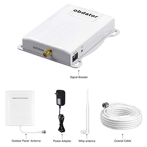 AT&T Signal Booster 4G LTE Cell Phone Signal Booster Amplifier Indoor obdator High Gain FDD 700Mhz Band 12/17 ATT Mobile Phone Signal Booster for Home Use