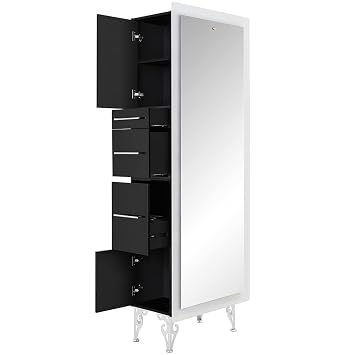 Dir Salon Led Lighting Styling Station Single Sided Salon Mirror Lighted Make-Up Station Magic Single