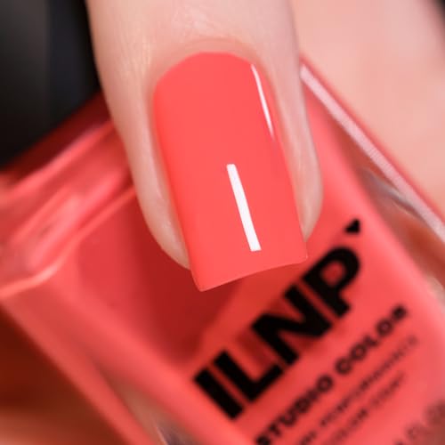 Image of ILNP Summer - Warm Neon Coral Pink Cream Nail Polish