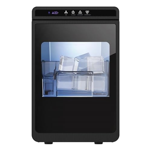Kikihouse Clear Ice Cube Maker de Sobremesa, 3 Cubos Grandes miniatura 1