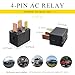 KVAEY 2 PCS Car AC Relay, G8HL-H71 4 Pin Multiple Use Power Relay Assembly Fan Relay, Automotive Starter Relay Compatible with Accord, Element, Civic, CR-Z, CR-V, Car Accessories (2 PCS)