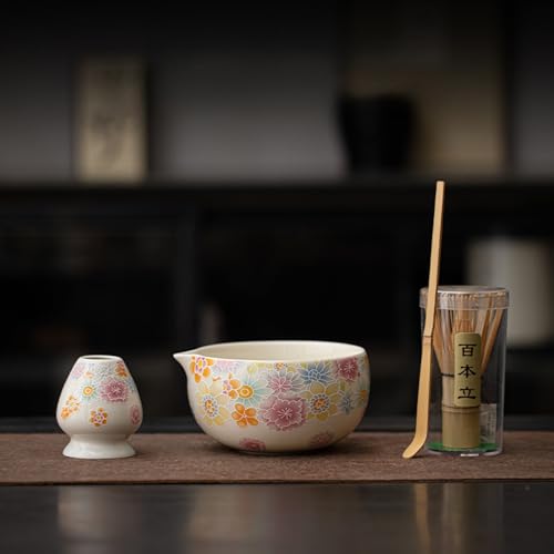 JIKANNOYA  Zbg matcha set  4_Zbg q bowl   S{ whisk ⤗  ȒP S p ceremony ̓ ̓ a 蕨 gift  