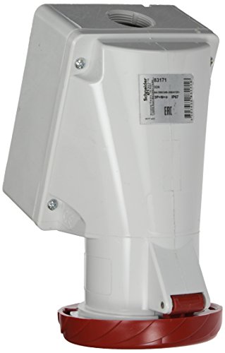 Prise bas.mur. 32A 3PNT pour alimentation de hangar agricole