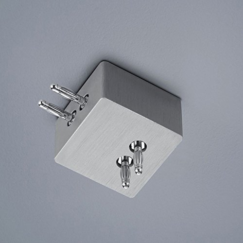 Preisvergleich Produktbild Helestra 6004.18 VIGO System Eckverbinder vertikal / Alu-matt