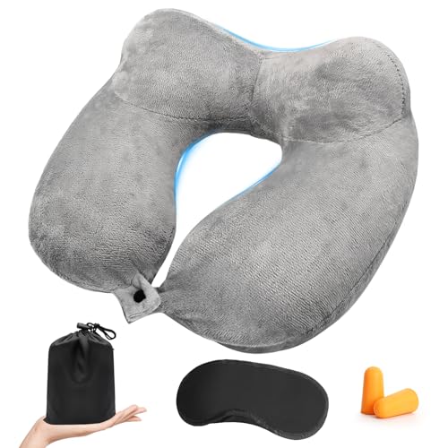 SUPRBIRD Nackenkissen Flugzeug Aufblasbar, Reise Nackenkissen Aufblasbar Flugzeug, Reisekissen Aufblasbar mit...