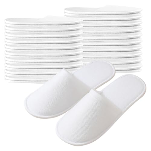 Taimimy 20 pares de chinelos de hotel descartáveis, sapatilhas descartáveis de spa para hotel, sapatilhas de hotel, sapatilhas de casa hotel para homem mulher menina viagem casa de banho casamento
