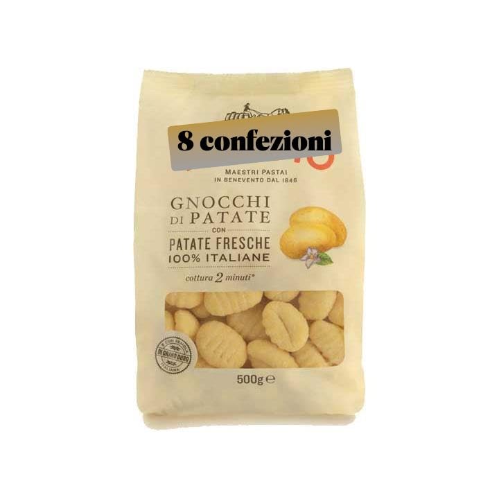Rumm0 Gnocchi Di Patate Con Patate Fresche 100% Italiane 500 gr (Confezione da 8)