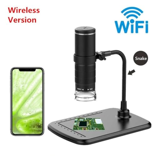 Microscope numérique sans fil résout les problèmes de tremblement avec son support serpent - 3