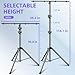 Bloazzup DJ Light Stand for Par Lights, 48.8-114.1 inches Protable Tripod DJ Stand for Stage, Bar, Banquet, Party