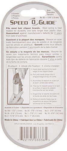 Peines Speed-O-Guide SP-SPG3336 Size 00 3 unidades miniatura 3