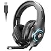 Produktbild PC Gaming Headset, USB Headset mit 7.1 Virtual Surround Sound, Noise-Cancelling-Mikrofon, RGB LED-Licht, Kabelgebundenes Gaming Kopfhörer für PS4, PC, Mac, PS5