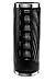 Brelso Metal Perforated Side Umbrella Stand with Stainless Steel Rims, Black