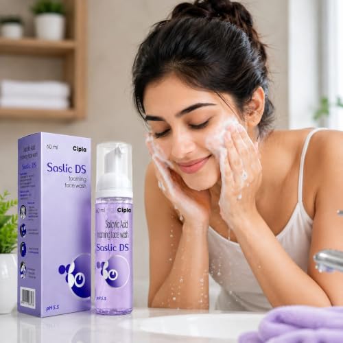 Cipla Saslic DS Foaming Face Wash 60 ml - Image 6
