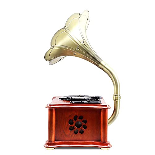 YAMMY Tourne-Disque rétro, Haut-Parleur rétro Bluetooth klaxon Platine Tourne-Disque Bluetooth Tourne-Disque Vinyle… - Les Beatles, Paul McCartney, John Lennon, RIngo Starr, George Harrison YAMMY Tourne-Disque rétro, Haut-Parleur rétro Bluetooth klaxon Platine Tourne-Disque Bluetooth Tourne-Disque Vinyle… – Image 4