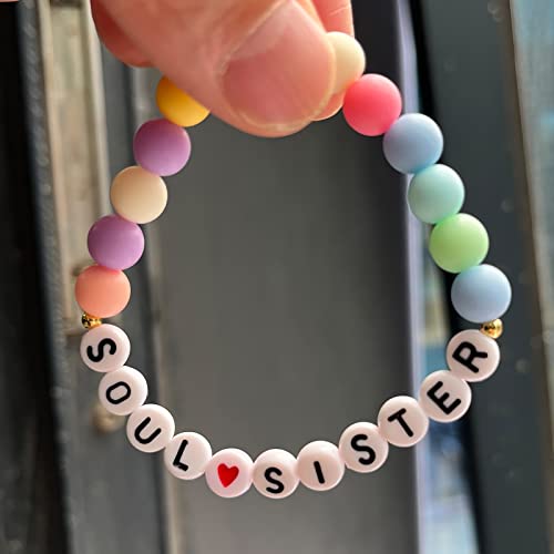 Image of Sister's Big Bracelet Gift, Little Girls' Sister Jewelry