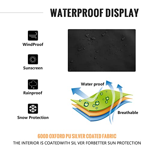 Sokingcover Full Body Shiatsu Massage Chair Cover Universal Dust Protection Cover, 59 X 39 X 55 Inches With Zipper And Storage Pocket Waterproofmassage Chair Cover,Black #TOP2