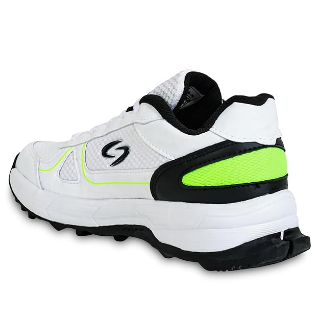 Image of SEAGA Sports Lightweight Cricket Shoes with Rubber Spikes Traction Grip