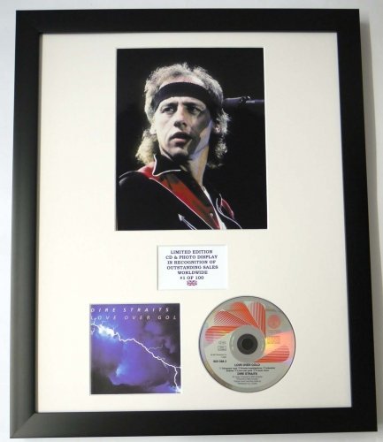 Image of DIRE STRAITS/PHOTO & CD DISPLAY LTD. EDITION OF THE ALBUM LOVE OVER GOLD
