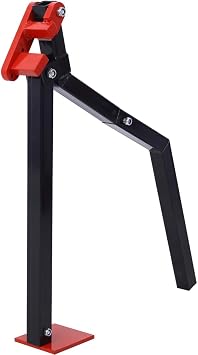 Brush Grubber Manual Post Puller Tool, Adjustable Fence Post Puller with Angled Handle, Effortless Rod Removal, Versatile Jaw for T Posts U Posts Electric Fence Posts