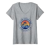 Mujer Boca Chica Playa Boca Chica Texas Fun Boca Chica TX Camiseta Cuello V