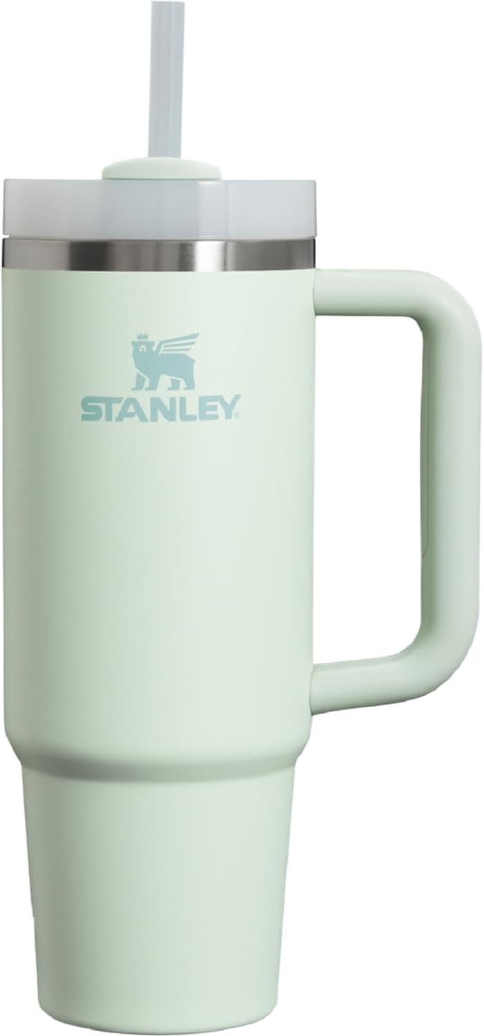 Stanley H2.0 Vacuum Quencher, 3.6 gal (1.18 L), Charcoal Water Bottle, Cold Insulation, Stainless Steel, Straw Mug, Outdoor, Dishwasher Safe
