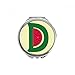 D Alphabet Watermelon Fruit Cute Pattern Hand Compact Mirror Round Portable Pocket Glass