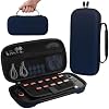 Funda de transporte Tormsevily para Nintendo Switch 2 (2025), bolsa de viaje protectora para Switch 2, estuche de carcasa rígida para Switch 2 - 12 ranuras para tarjetas de juego, bolsa de almacenamiento portátil para accesorios de Switch (azul marino) por Tormsevily 2