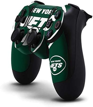 Vista 27 de Skinit - Skin para juegos para PS4 Pro/Slim Controller – licencia oficial NFL New York Jets Retro Logo