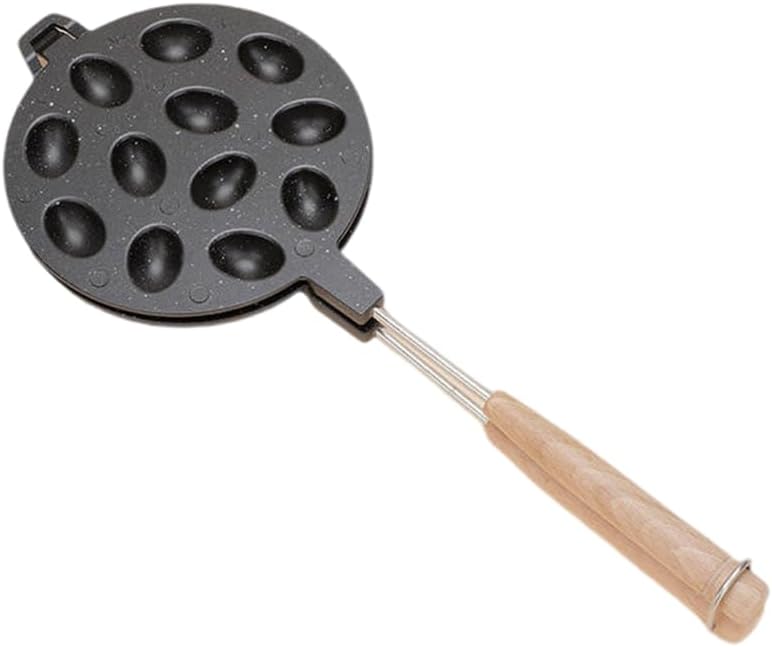 Oval Walnut Cookie Maker Pan Nonstick Baking Tool for Nut Waffles and Pastries Oven and Dishwasher Safe Bakewares