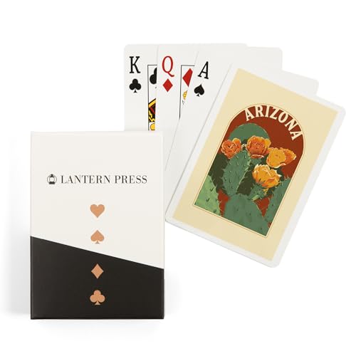 Arizona, Prickly Pear Cactus, Naipes Poker 52 cartas
