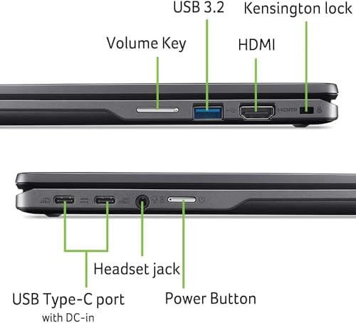 Image of Acer Chromebook Plus Spin 514 2-in-1 Laptop (14 inch FHD+ Touchscreen, Intel Core i5-1334U, 8GB DDR5, 512GB SSD), for Business & Home, 1080p Webcam, Backlit KB, Wi-Fi 6E, IST HUB, Chrome OS w /Google AI