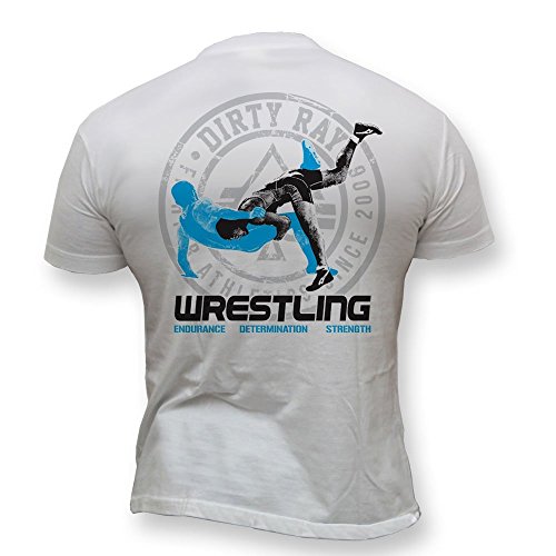 Dirty Ray Wrestling t-Shirt Homme DT14 (S)