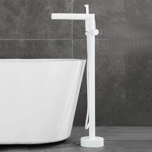 Mitigeur de baignoire autoportant cascade gris laiton mitigeur eau chaude froide