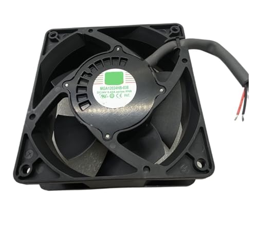 Ventilateur de refroidissement 120mm durable DC 24V à haute pression statique - 2