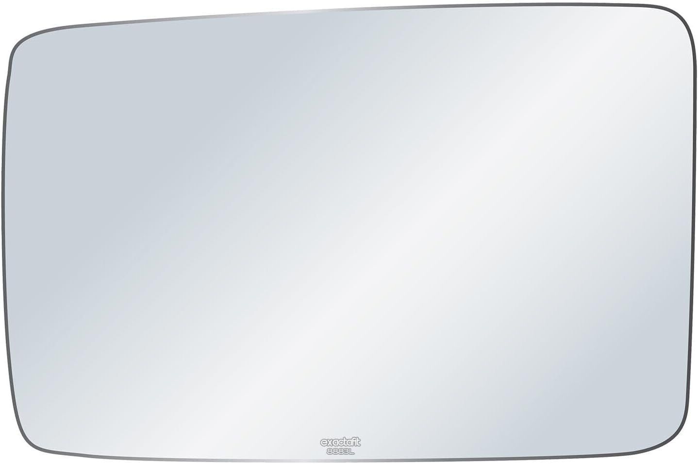 Driver Side Mirror Glass For 2006-2010 Hummer H3 and 2009-2010 Hummer H3T Truck Left Door Mirrors New Replacement Flat Adhesives exactafit 8883L