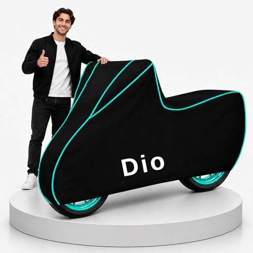 Image of My NEW Covers 100% Water Resistance Dio Scooty Cover | Taffeta Body Cover for Rain & Sun | UV Protection, Dustproof, Scratch Resistant, Windproof, Heat Resistant, Vehicle Specific Fit