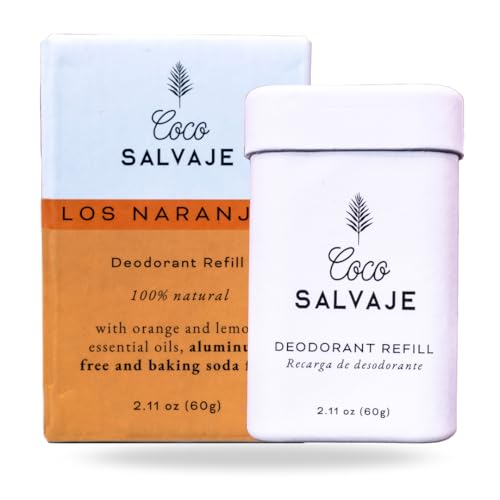 COCO SALVAJE Aluminum Free Natural Deodorant for Women & Men with Magn…