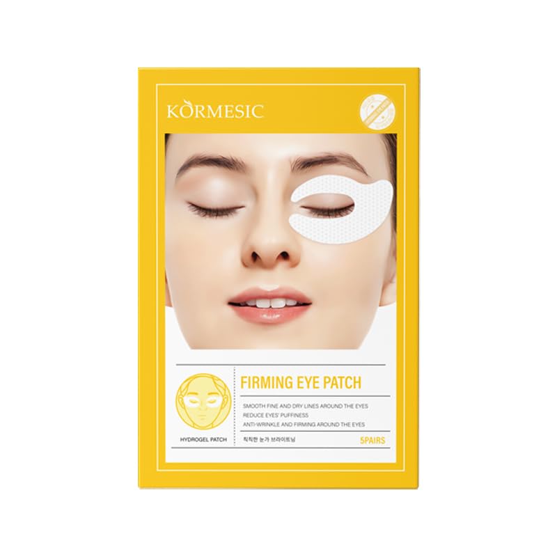 ENLIWISH Kormesic Firming Eye Patch for Dark Circles & Puffiness – Hydrogel Under Eye Mask with Anti-Wrinkle, Lifting & Moisturizing Effect – Improves Fine Lines, Brightens Tired Eyes – 5 Pairs-image-26